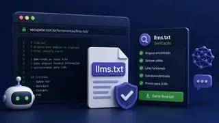 Ferramenta para verificar e gerar o arquivo llms.txt