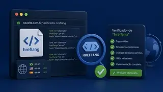 Ferramenta que valida as tags hreflang e o retorno entre as versões de idioma